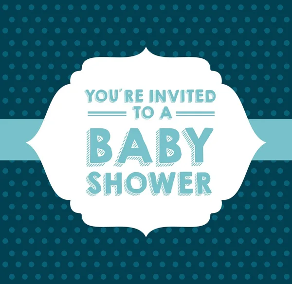 Projekt baby shower — Wektor stockowy