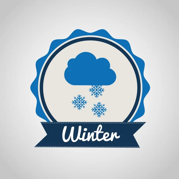 Gestaltung der Wintersaison — Stockvektor