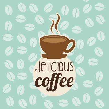 Lezzetli kahve tasarım 