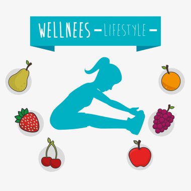 Wellnees yaşam tarzı grafik
