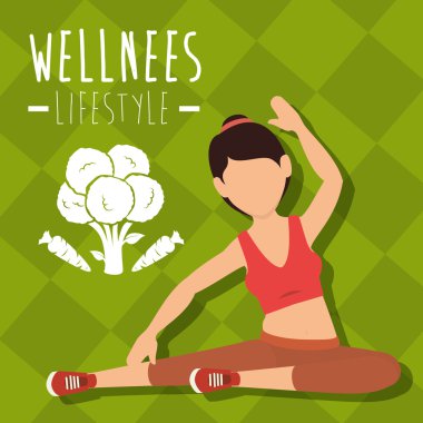 Wellnees yaşam tarzı grafik