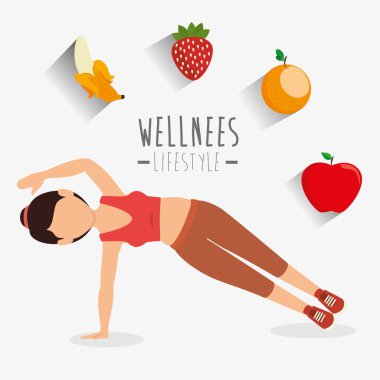 Wellnees yaşam tarzı grafik