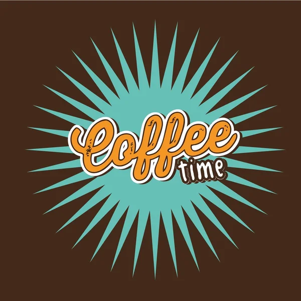 Delicioso diseño de café — Vector de stock