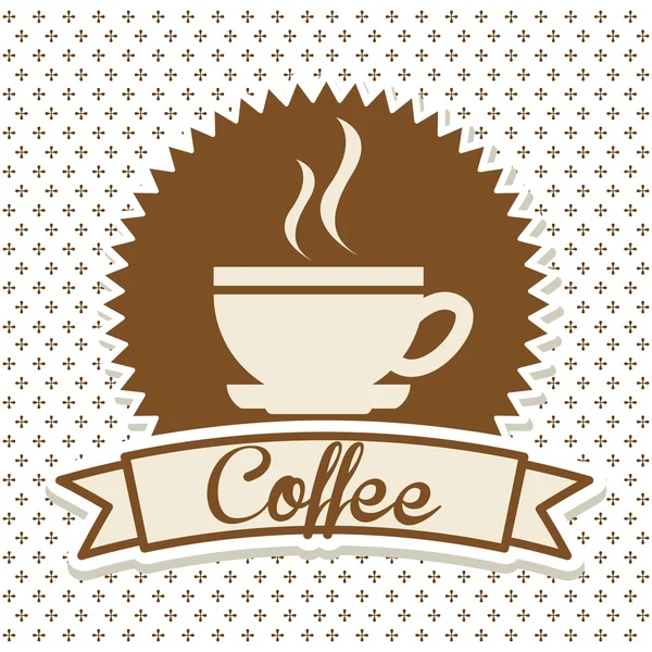 Délicieux design de café — Image vectorielle