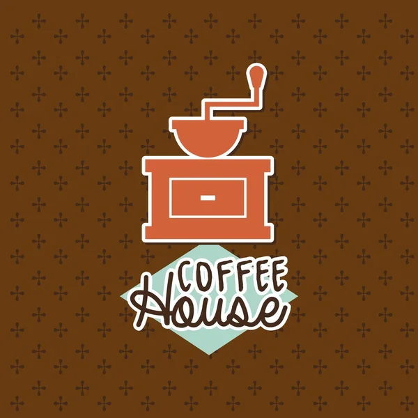 Delicioso diseño de café — Vector de stock