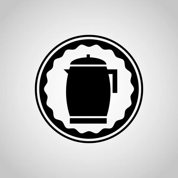 Delizioso design del caffè — Vettoriale Stock