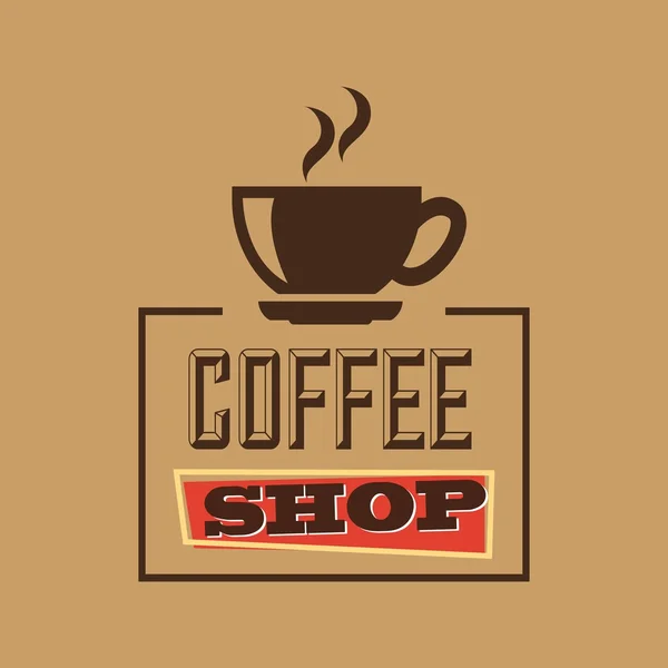 Heerlijke koffie ontwerp — Stockvector