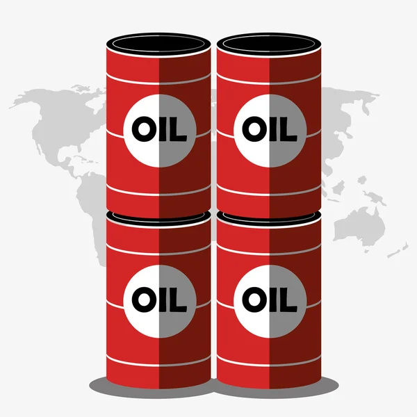 Цены на нефть и нефтепродукты — стоковый вектор