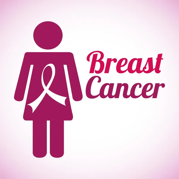 Breast cancer design — Stock vektor