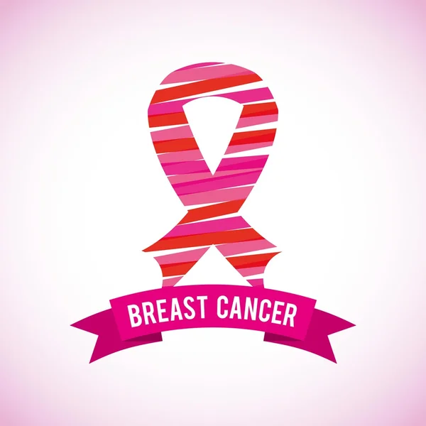 Breast cancer design — Stock vektor