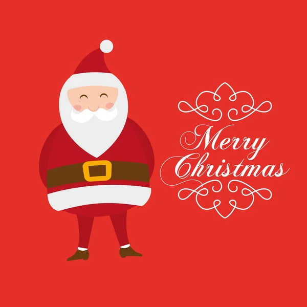 Gelukkig merry christmas ontwerp — Stockvector