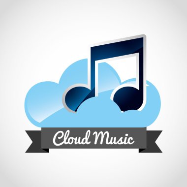 Müzik yaşam tarzı tasarım 