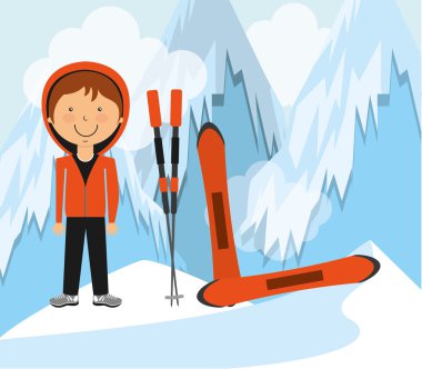 Kış sporları tasarım 