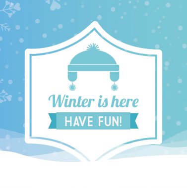 Kış tasarım Hoşgeldiniz 