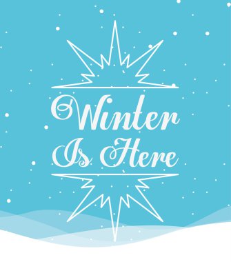 Kış tasarım Hoşgeldiniz 