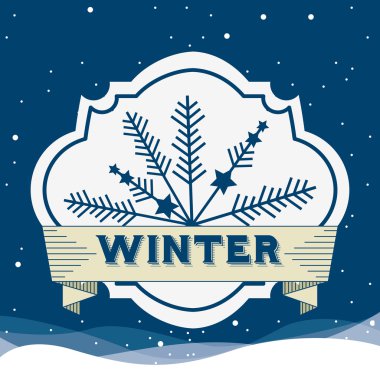 Kış tasarım Hoşgeldiniz 