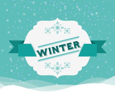 Kış tasarım Hoşgeldiniz 