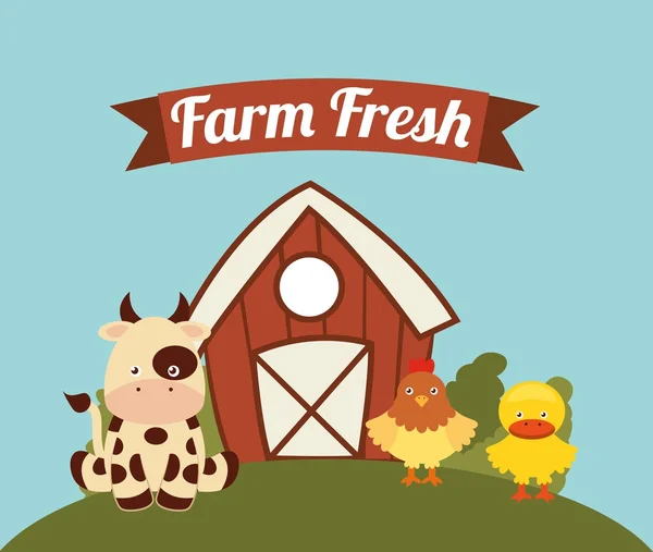 Farm animals design — Stock Vector