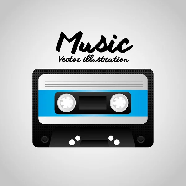 Design de estilo de vida música — Vetor de Stock