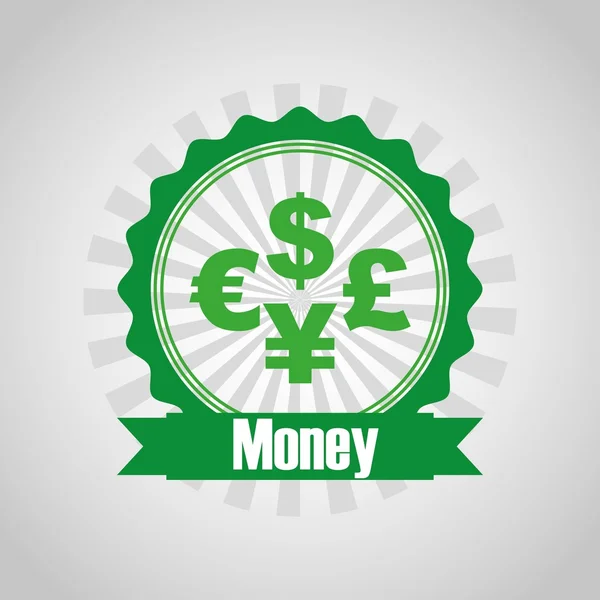 Diseño de concepto de dinero — Vector de stock