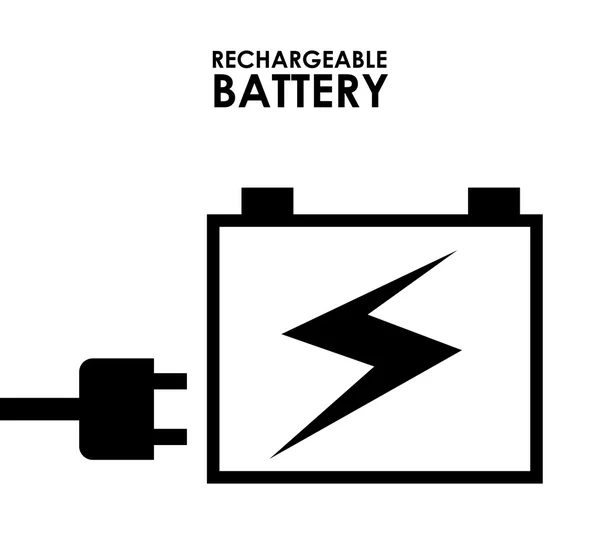 Conception de puissance de batterie — Image vectorielle