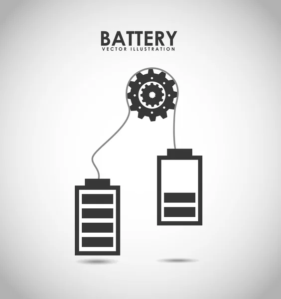 Battery icon design — Stock Vector