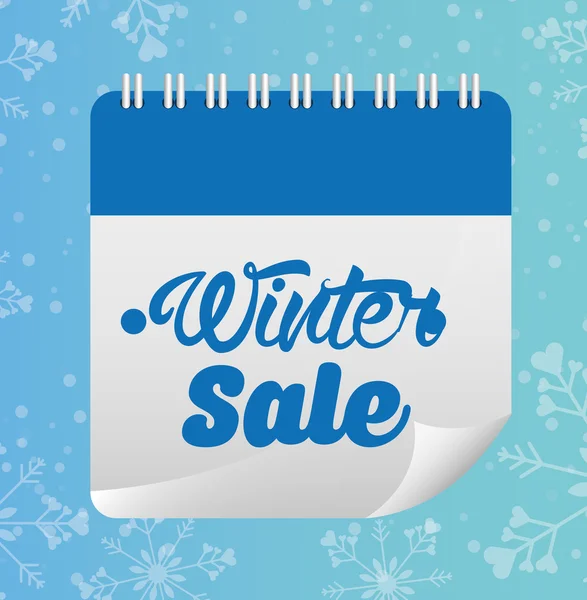 Vinter försäljning design — Stock vektor