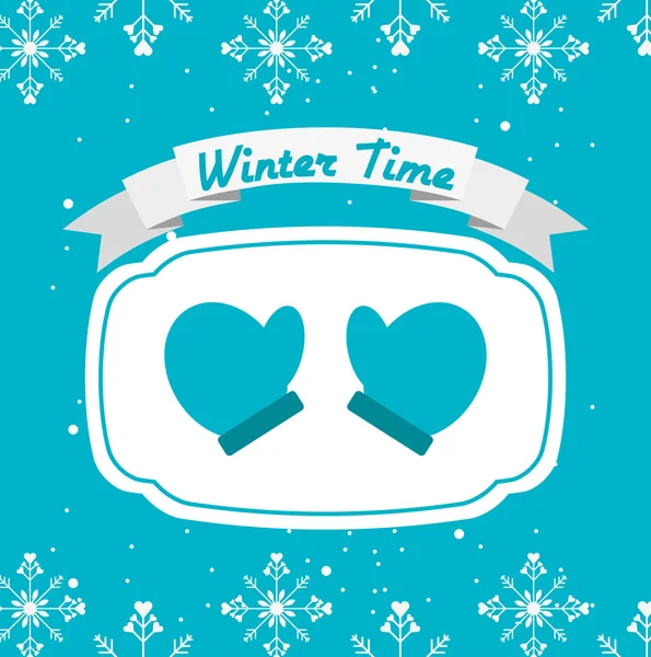 Welcome winter design — Stock Vector