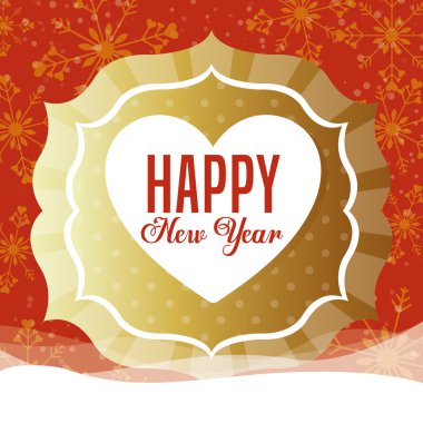 mutlu yeni yıl tasarım