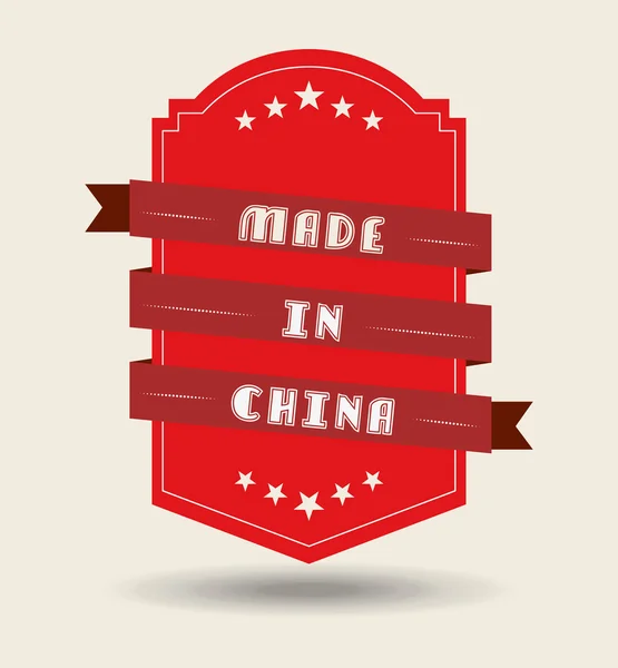 Kínai termék design — Stock Vector