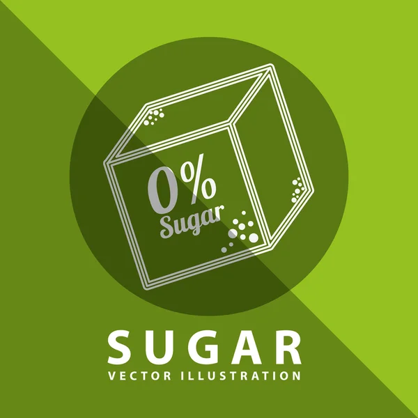 Sugar free design — Stock Vector