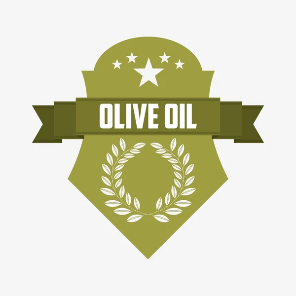 Olivenöl-Design — Stockvektor