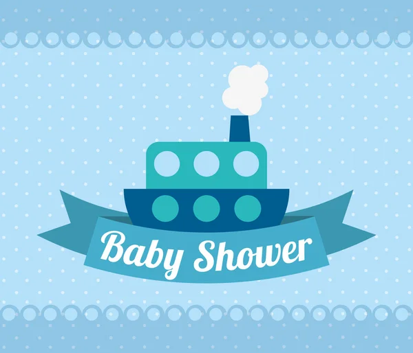 Babydusche — Stockvektor