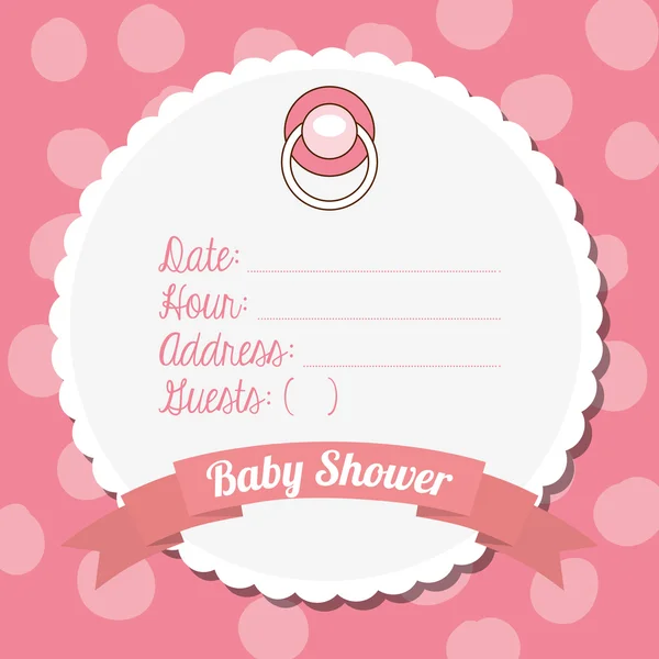 Babydusche — Stockvektor