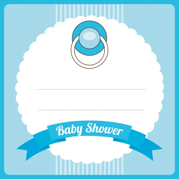 Baby douche ontwerp — Stockvector