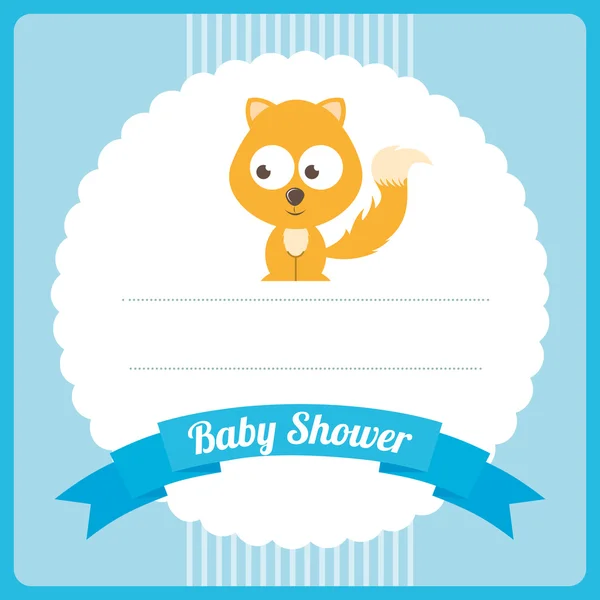 Baby douche ontwerp — Stockvector