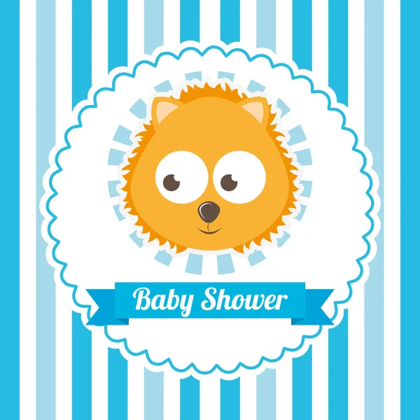 Baby shower design — Stock Vector