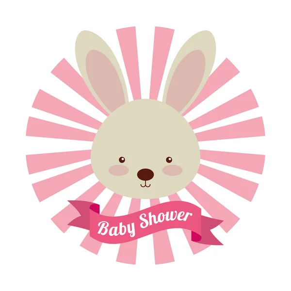 Baby douche ontwerp — Stockvector