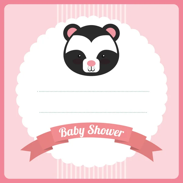 Baby douche ontwerp — Stockvector