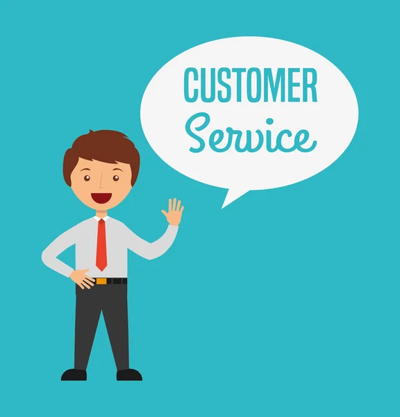 Customer service design — Stock vektor