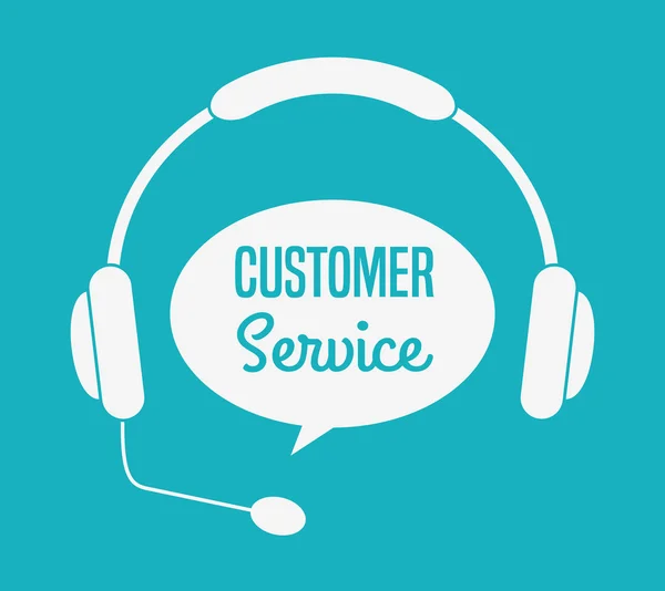 Customer service design — Stock Vector