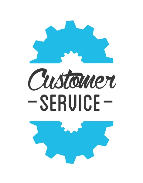 Customer service design — Stock Vector