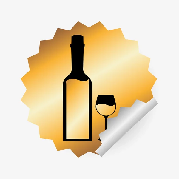 Mejor diseño de vino — Vector de stock