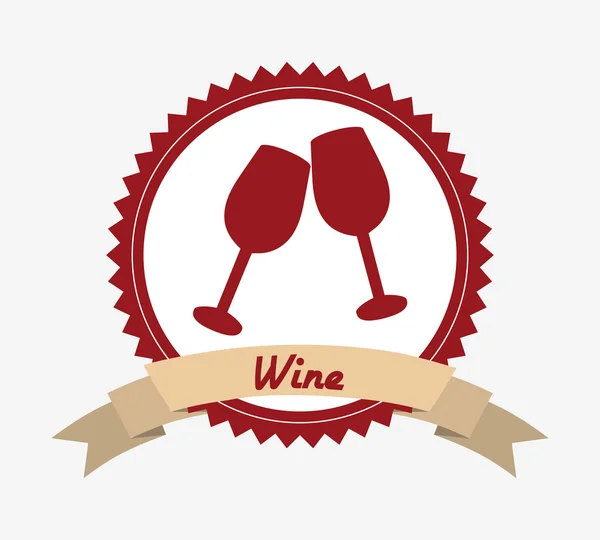 Miglior design del vino — Vettoriale Stock