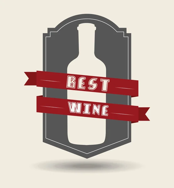 Лучший дизайн вина — стоковый вектор