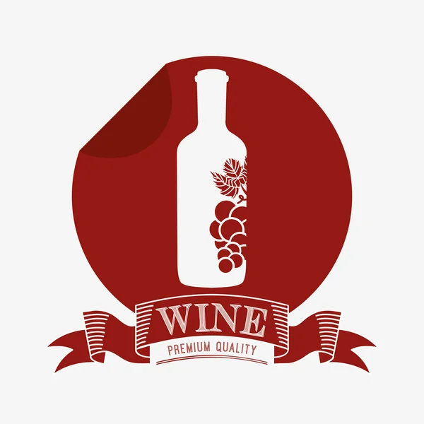 Mejor diseño de vino — Vector de stock