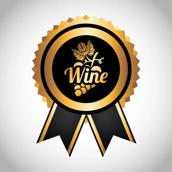 Meilleur design de vin — Image vectorielle