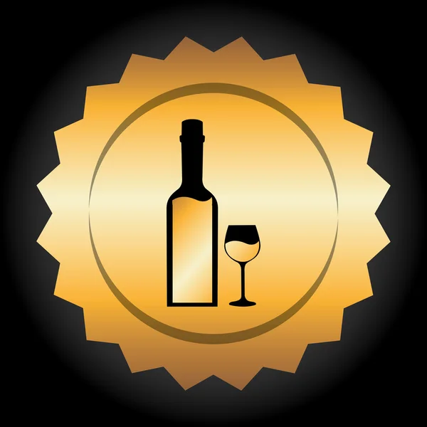 最高のワインのデザイン — ストックベクタ