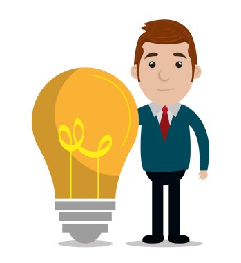 Profesyonel iş adamları çizgi film