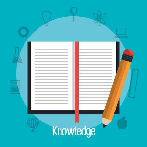Bildung und Wissen — Stockvektor